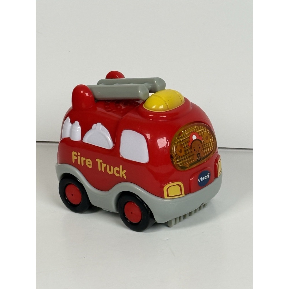 Vtech Go! Go! Smart Wheels Fire Truck Toy Red Ladder TESTED